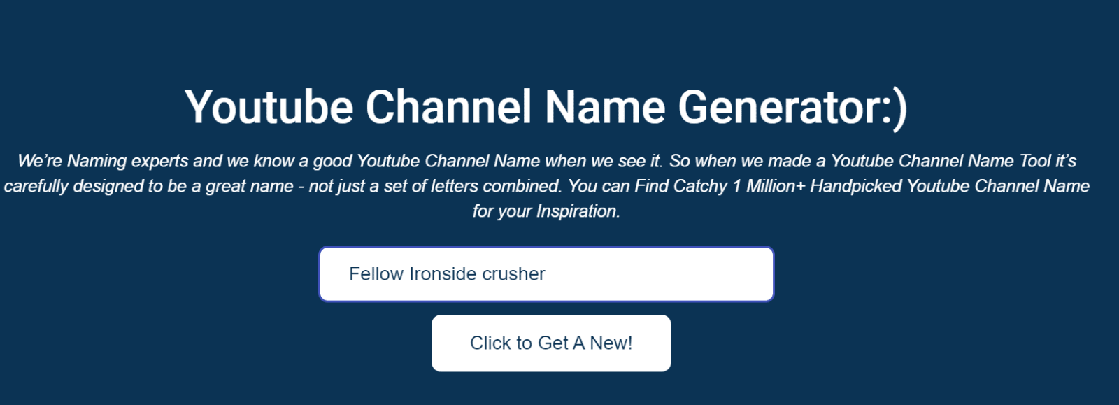 12 Top Free YouTube Name Generators in 2021