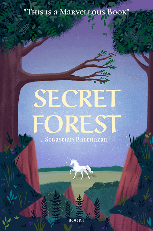 Simple Illustration & Typography Book Cover 2