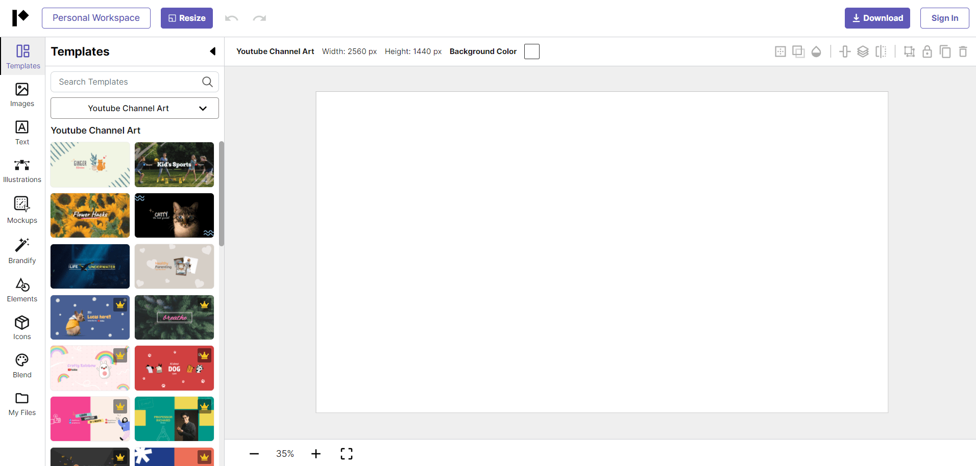 YouTube Channel Art Templates