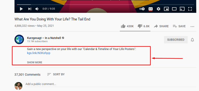 youtube description template youtube description template