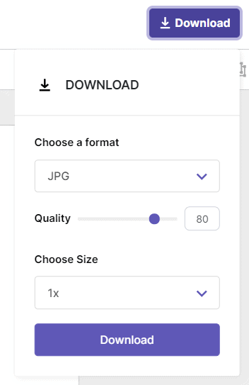 Pixelied Editor Download Button